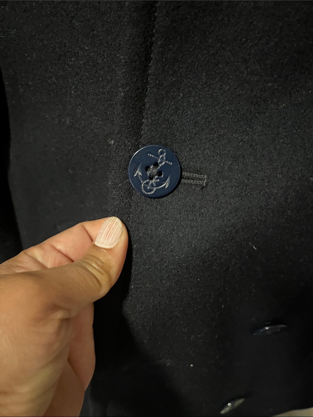Crewcuts Boys Navy Wool Peacoat - Picture 5 of 10